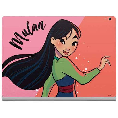 Disney Princess Mulan Art Surface Book 2 13.5in Skin
